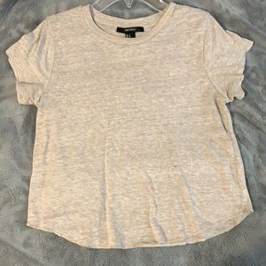 Forever 21 tan cropped top